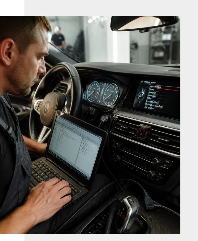 Русификация приборной панели BMW для авто в Соколе от компании